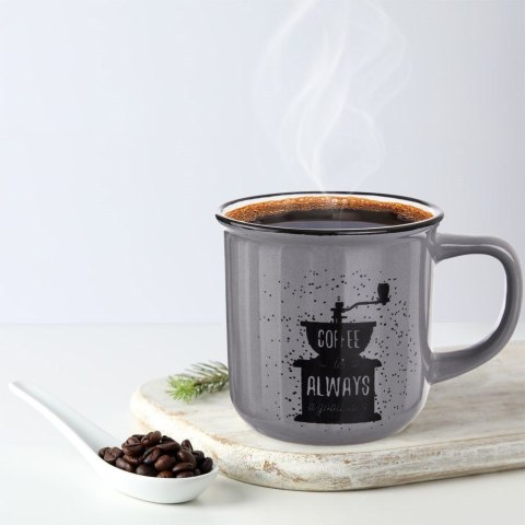 Kubek ceramiczny z uchem do kawy herbaty 370 ml Grupa Orion Sp. z o.o. Kubek ceramiczny z uchem do kawy herbaty 370 ml Grupa Orion Sp. z o.o.