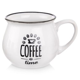 Kubek ceramiczny z uchem do kawy herbaty biały 320 ml Grupa Orion Sp. z o.o.