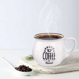 Kubek ceramiczny z uchem do kawy herbaty biały 320 ml Grupa Orion Sp. z o.o.