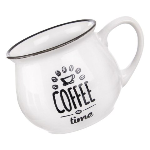Kubek ceramiczny z uchem do kawy herbaty biały 320 ml Grupa Orion Sp. z o.o. Kubek ceramiczny z uchem do kawy herbaty biały 320 ml Grupa Orion Sp. z o.o.