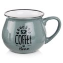 Kubek ceramiczny z uchem do kawy herbaty szary 320 ml Grupa Orion Sp. z o.o.