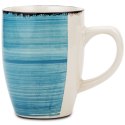 Kubek ceramiczny z uchem do picia kawy herbaty FADED BLUE 355 ml VLACHOS BROS S.A IMPORTS (NAVA),Valantis Vlachos