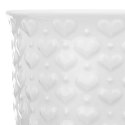Kubek ceramiczny z uchem do picia kawy herbaty napojów serca biały 580 ml Grupa Orion Sp. z o.o.