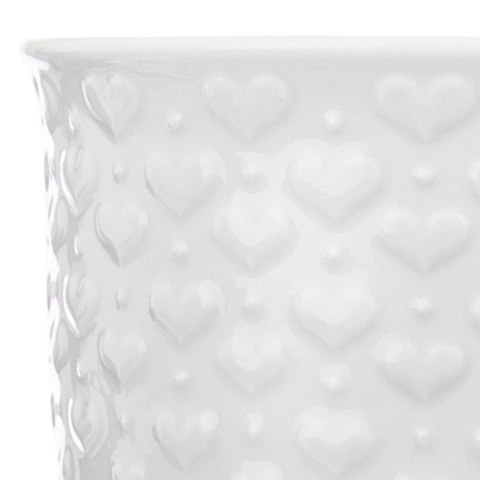 Kubek ceramiczny z uchem do picia kawy herbaty napojów serca biały 580 ml Grupa Orion Sp. z o.o. Kubek ceramiczny z uchem do picia kawy herbaty napojów serca biały 580 ml Grupa Orion Sp. z o.o.