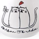 Kubek ceramiczny z uchem koty kotki do picia kawy herbaty 300 ml Grupa Orion Sp. z o.o.