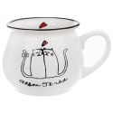 Kubek ceramiczny z uchem koty kotki do picia kawy herbaty 300 ml Grupa Orion Sp. z o.o.