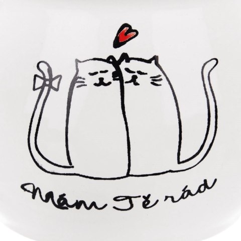 Kubek ceramiczny z uchem koty kotki do picia kawy herbaty 300 ml Grupa Orion Sp. z o.o. Kubek ceramiczny z uchem koty kotki do picia kawy herbaty 300 ml Grupa Orion Sp. z o.o.