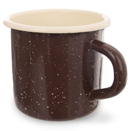 Kubek emaliowany garnuszek retro 0,4 l 8 cm brązowy Grupa Orion Sp. z o.o.