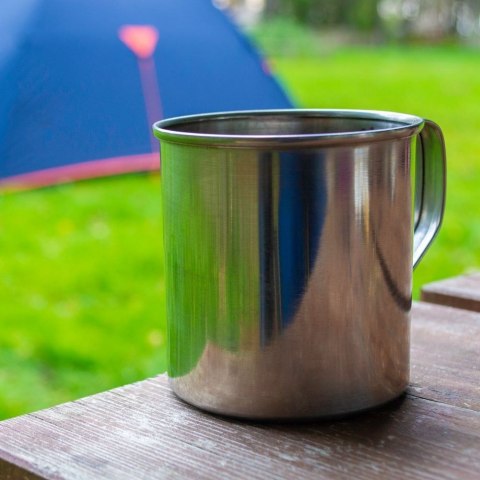 Kubek garnek stalowy z uchwytem turystyczny wędkarski 10 cm 0,6 l Grupa Orion Sp. z o.o. Kubek garnek stalowy z uchwytem turystyczny wędkarski 10 cm 0,6 l Grupa Orion Sp. z o.o.