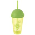 Kubek plastikowy z pokrywką i słomką 450 ml Grupa Orion Sp. z o.o.
