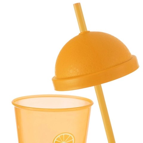 Kubek plastikowy z pokrywką i słomką 450 ml Grupa Orion Sp. z o.o. Kubek plastikowy z pokrywką i słomką 450 ml Grupa Orion Sp. z o.o.