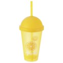 Kubek plastikowy z pokrywką i słomką 450 ml Grupa Orion Sp. z o.o.