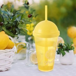 Kubek plastikowy z pokrywką i słomką 450 ml Grupa Orion Sp. z o.o.