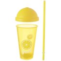 Kubek plastikowy z pokrywką i słomką 450 ml Grupa Orion Sp. z o.o.
