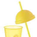 Kubek plastikowy z pokrywką i słomką 450 ml Grupa Orion Sp. z o.o.