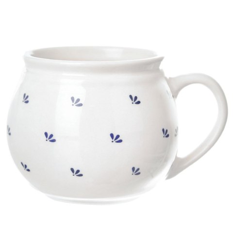 Kubek z uchem ceramiczny biały MODROBILA 190 ml Grupa Orion Sp. z o.o.