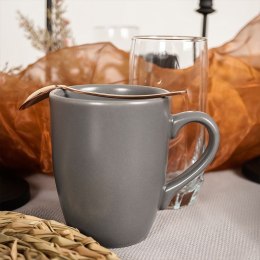 Kubek z uchem do picia kawy herbaty napojów ceramiczny szary ALFA 350 ml Grupa Orion Sp. z o.o.