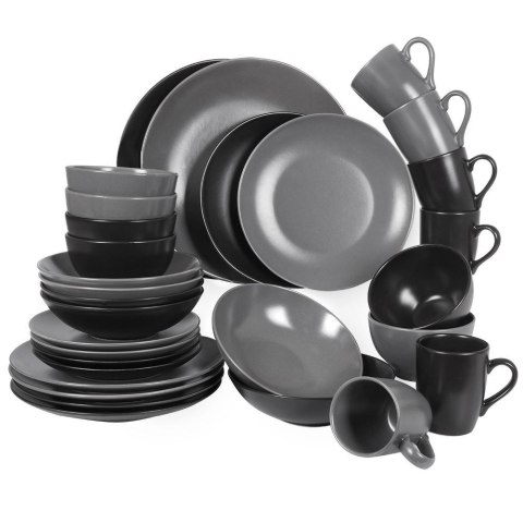Kubek z uchem do picia kawy herbaty napojów ceramiczny szary ALFA 350 ml Grupa Orion Sp. z o.o. Kubek z uchem do picia kawy herbaty napojów ceramiczny szary ALFA 350 ml Grupa Orion Sp. z o.o.