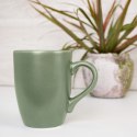 Kubek z uchem do picia kawy herbaty napojów ceramiczny zielony ALFA 350 ml Grupa Orion Sp. z o.o.