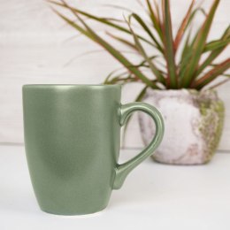 Kubek z uchem do picia kawy herbaty napojów ceramiczny zielony ALFA 350 ml Grupa Orion Sp. z o.o.