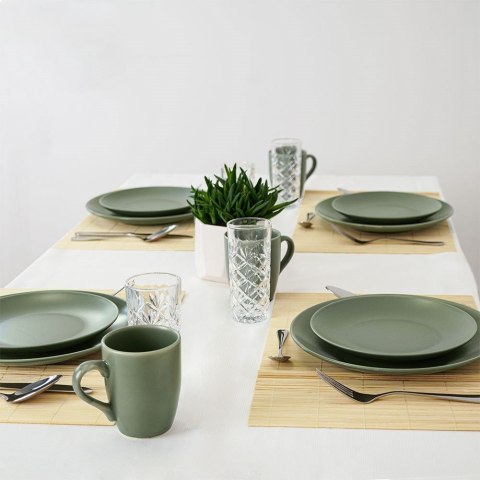 Kubek z uchem do picia kawy herbaty napojów ceramiczny zielony ALFA 350 ml Grupa Orion Sp. z o.o. Kubek z uchem do picia kawy herbaty napojów ceramiczny zielony ALFA 350 ml Grupa Orion Sp. z o.o.