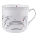 Kubek z woreczkiem ceramiczny biały SERDUSZKA 700 ml Grupa Orion Sp. z o.o.