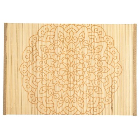 Mata kuchenna na stół bambusowa zwijana mandala zestaw 4 szt. 30x45 cm Grupa Orion Sp. z o.o. Mata kuchenna na stół bambusowa zwijana mandala zestaw 4 szt. 30x45 cm Grupa Orion Sp. z o.o.