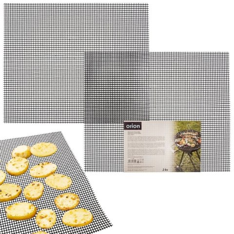 Mata teflonowa nieprzywierająca na grilla do pieczenia zestaw 2 szt. 40x33 cm Grupa Orion Sp. z o.o. Mata teflonowa nieprzywierająca na grilla do pieczenia zestaw 2 szt. 40x33 cm Grupa Orion Sp. z o.o.