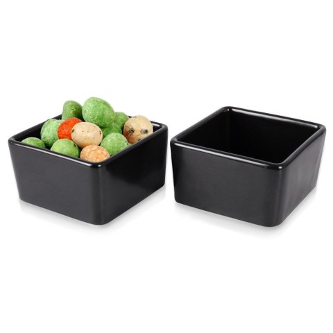 Miseczki miski do dipów na przekąski ceramiczna czarna zestaw 2 szt. Grupa Orion Sp. z o.o. Miseczki miski do dipów na przekąski ceramiczna czarna zestaw 2 szt. Grupa Orion Sp. z o.o.