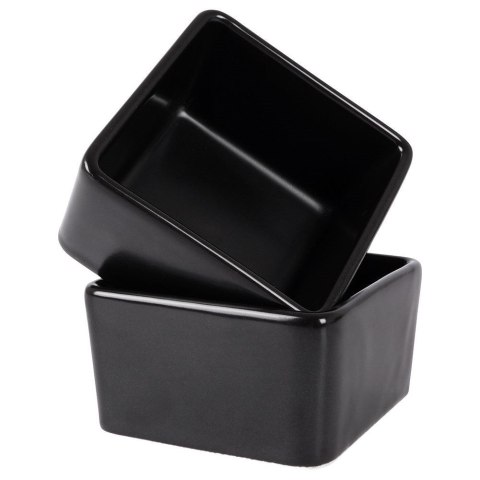 Miseczki miski do dipów na przekąski ceramiczna czarna zestaw 2 szt. Grupa Orion Sp. z o.o. Miseczki miski do dipów na przekąski ceramiczna czarna zestaw 2 szt. Grupa Orion Sp. z o.o.