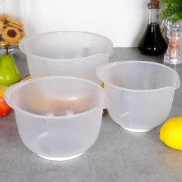 Miska kuchenna do miksowania z miarką 1,5 / 2 / 2,5 l 3 szt. Grupa Orion Sp. z o.o.