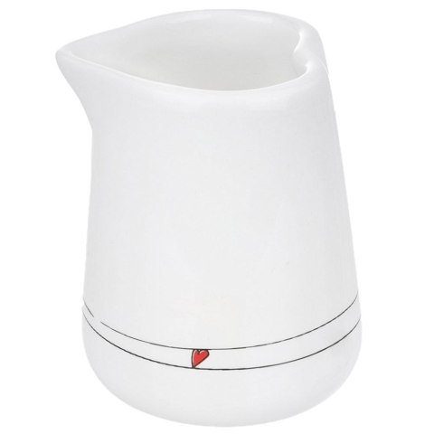 Mlecznik / dzbanuszek na mleko ceramiczny biały SERDUSZKA 120 ml Grupa Orion Sp. z o.o. Mlecznik / dzbanuszek na mleko ceramiczny biały SERDUSZKA 120 ml Grupa Orion Sp. z o.o.
