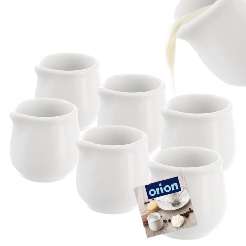 Mlecznik porcelanowy biały MONA 4x4 cm, 20 ml 6 szt. Grupa Orion Sp. z o.o. Mlecznik porcelanowy biały MONA 4x4 cm, 20 ml 6 szt. Grupa Orion Sp. z o.o.