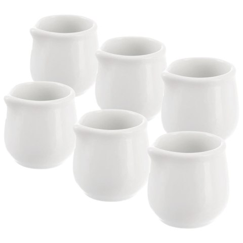 Mlecznik porcelanowy biały MONA 5x4,5 cm, 40 ml 6 szt. Grupa Orion Sp. z o.o. Mlecznik porcelanowy biały MONA 5x4,5 cm, 40 ml 6 szt. Grupa Orion Sp. z o.o.