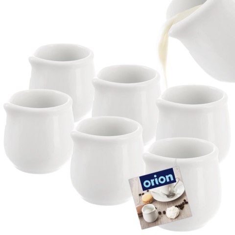 Mlecznik porcelanowy biały MONA 5x4,5 cm, 40 ml 6 szt. Grupa Orion Sp. z o.o. Mlecznik porcelanowy biały MONA 5x4,5 cm, 40 ml 6 szt. Grupa Orion Sp. z o.o.