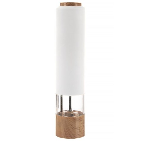 Młynek do pieprzu i soli elektryczny biały 23 cm Grupa Orion Sp. z o.o. Młynek do pieprzu i soli elektryczny biały 23 cm Grupa Orion Sp. z o.o.