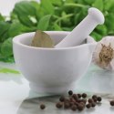Moździerz do przypraw ceramiczny z tłuczkiem do ucierania przypraw ziół orzechów 10,5 cm Grupa Orion Sp. z o.o.
