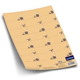 Naklejki świąteczne na prezenty / etykiety bileciki samoprzylepne Boże Narodzenie 23 szt. Grupa Orion Sp. z o.o.