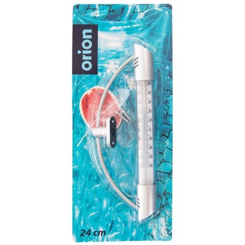 Nowoczesny termometr okienny zewnętrzny na okno 24 cm srebrny Grupa Orion Sp. z o.o. Nowoczesny termometr okienny zewnętrzny na okno 24 cm srebrny Grupa Orion Sp. z o.o.