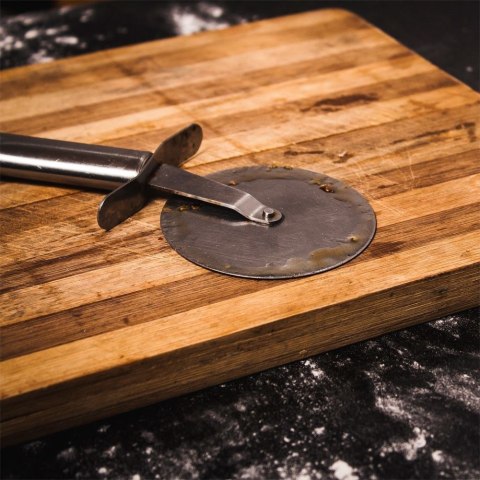 Nóż okrągły radełko do krojenia pizzy stalowy krajalnica krajacz 21 cm Grupa Orion Sp. z o.o. Nóż okrągły radełko do krojenia pizzy stalowy krajalnica krajacz 21 cm Grupa Orion Sp. z o.o.