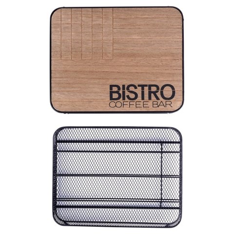 Organizer na kapsułki do kawy metalowy czarny BISTRO 30,5x24x6,5 cm Grupa Orion Sp. z o.o. Organizer na kapsułki do kawy metalowy czarny BISTRO 30,5x24x6,5 cm Grupa Orion Sp. z o.o.