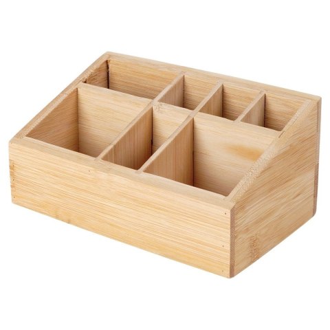 Organizer na kosmetyki do makijażu bambusowy 17x10x8 cm Grupa Orion Sp. z o.o. Organizer na kosmetyki do makijażu bambusowy 17x10x8 cm Grupa Orion Sp. z o.o.