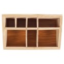 Organizer na kosmetyki do makijażu bambusowy 17x10x8 cm Grupa Orion Sp. z o.o.