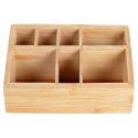 Organizer na kosmetyki do makijażu bambusowy 17x10x8 cm Grupa Orion Sp. z o.o.
