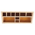 Organizer na kosmetyki do makijażu bambusowy 23x9x8,5 cm Grupa Orion Sp. z o.o.
