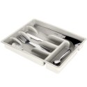 Organizer na sztućce przybory wkład do szuflady popielaty 5 przegródek 36x25,5x6 cm Grupa Orion Sp. z o.o.