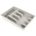 Organizer na sztućce przybory wkład do szuflady popielaty 5 przegródek 36x25,5x6 cm Grupa Orion Sp. z o.o.