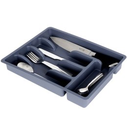 Organizer na sztućce przybory wkład do szuflady szary 5 przegródek 36x25,5x5,5 cm Grupa Orion Sp. z o.o.