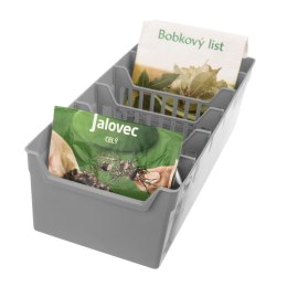 Organizer pojemnik kuchenny na przyprawy torebki dzielony szary Grupa Orion Sp. z o.o.