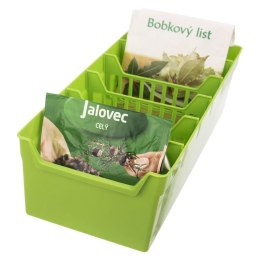 Organizer pojemnik kuchenny na przyprawy torebki dzielony zielony Grupa Orion Sp. z o.o.